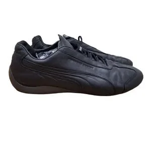 Porsche Design Pd Speed Cat PUMA NEW US Size 9.5 AUTHENTIC 306579 01 Size 9.5 - PUMA Speedcat x Porsche Design Black for sale  main image 2